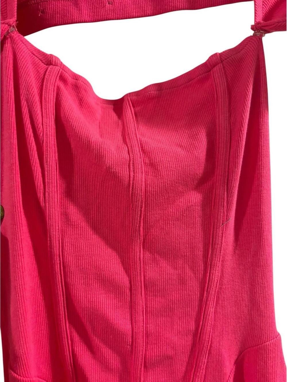 NWT The Drop Hot Pink Cutout Maxi Dress + Bolero Set | Size M | Barbiecore Glam - Picture 4 of 6